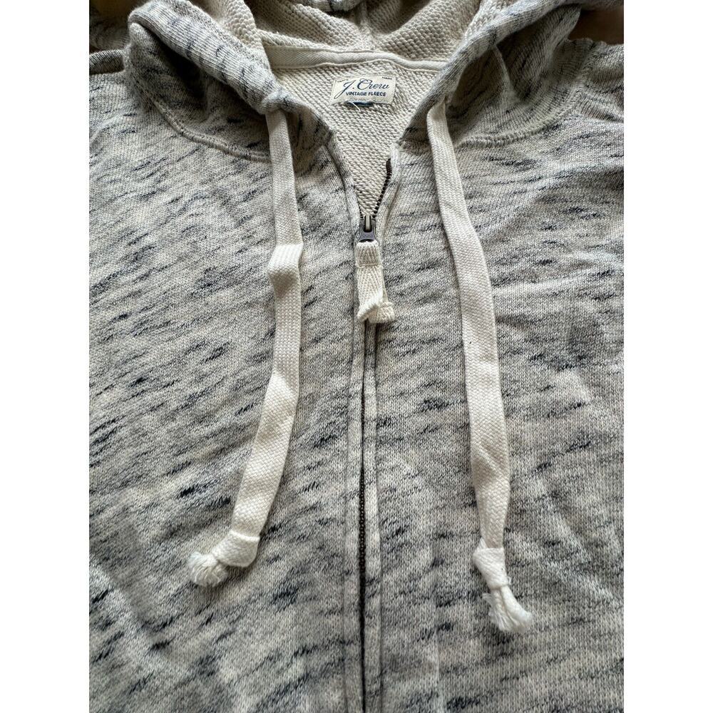 J.Crew Vintage cotton terry cropped hoodie in speckle Size 2XL - Picture 4 of 7